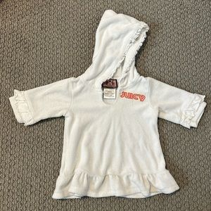 Girls Juicy Couture Swimsuit Coverup Size 6-12M